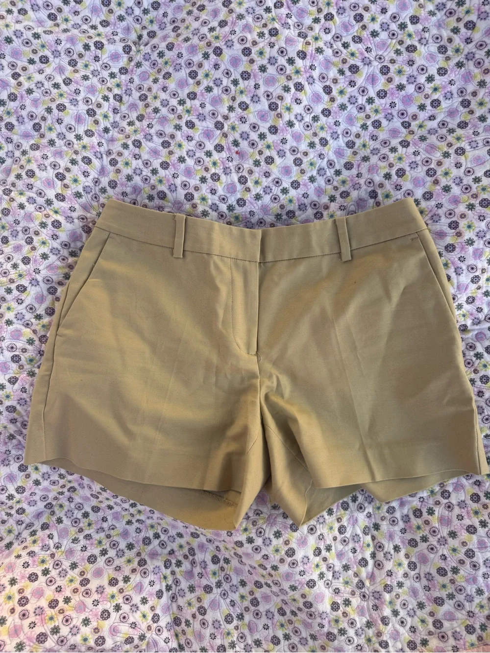 Michael Kors Tan Tailored Bermuda Shorts